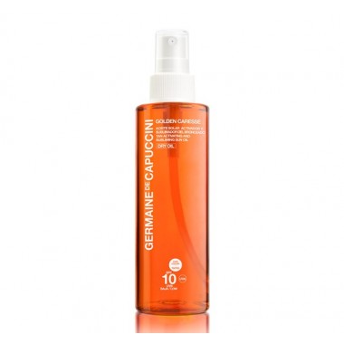 Масло-активатор для загара SPF10 - GOLDEN CARESSE TAN ACTIVATING & SUBLIMING SUN OIL SPF10